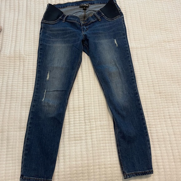 Indigo blue maternity jeans size M - Picture 6 of 6